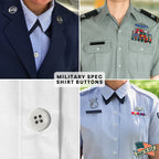 Buttonshop Standard White Dress Shirt Buttons