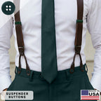 ButtonMode Suspender Brace Buttons