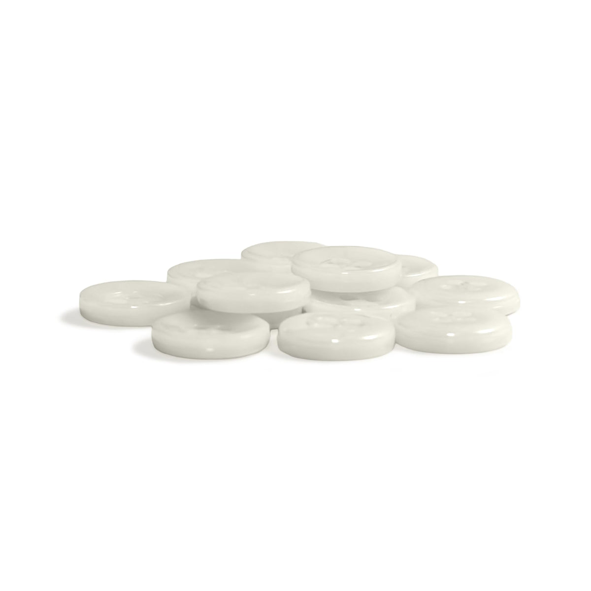 Buttonshop Standard White Dress Shirt Buttons