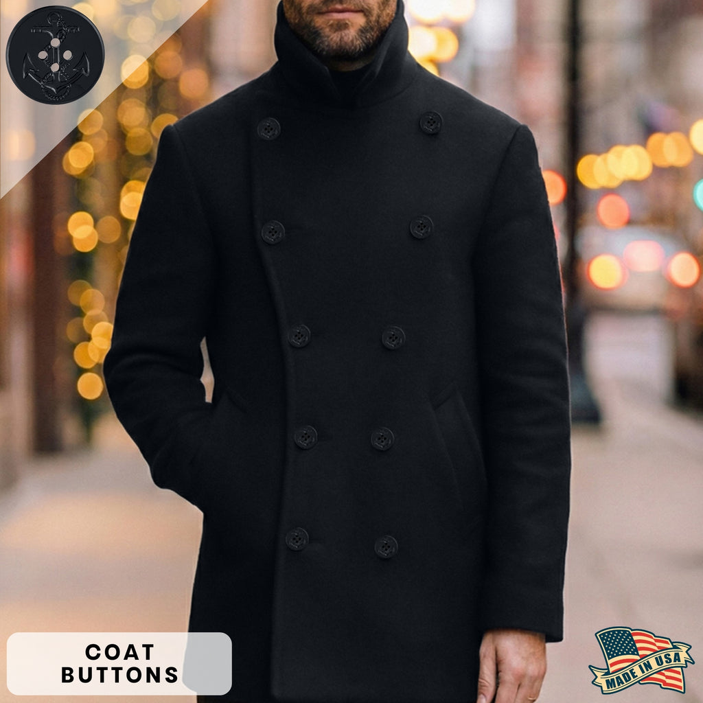Buttonshop Anchor Insignia Pea Coat Buttons