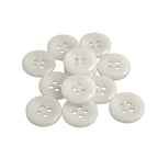 Buttonshop Standard White Dress Shirt Buttons