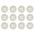 Buttonshop Standard White Dress Shirt Buttons