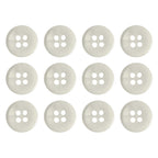 Buttonshop Standard White Dress Shirt Buttons