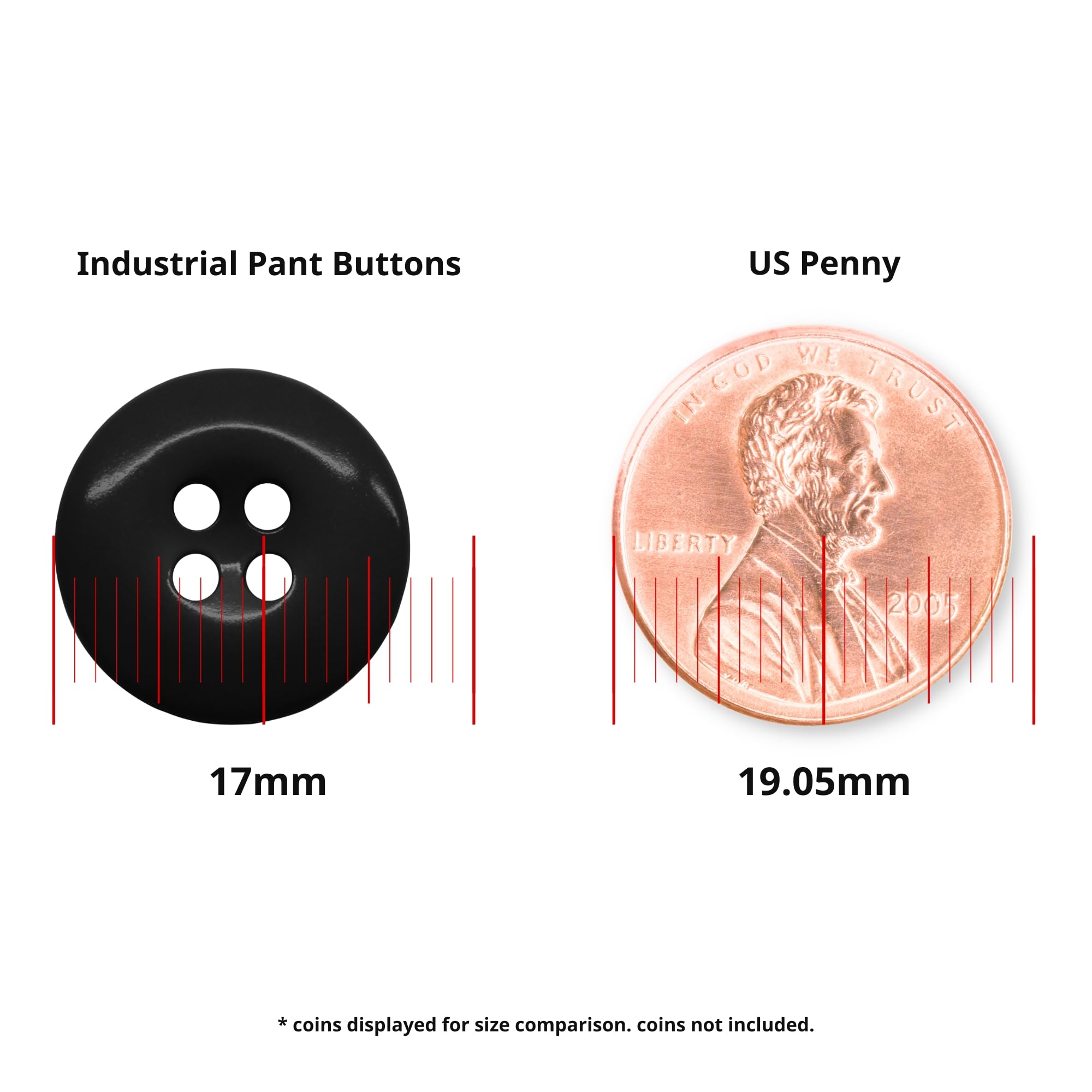 ButtonMode Work Pants Buttons