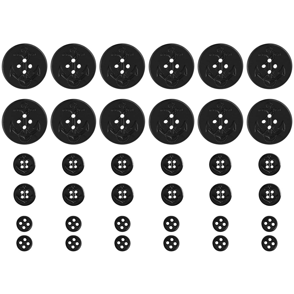 Buttonshop Anchor Insignia Pea Coat Buttons