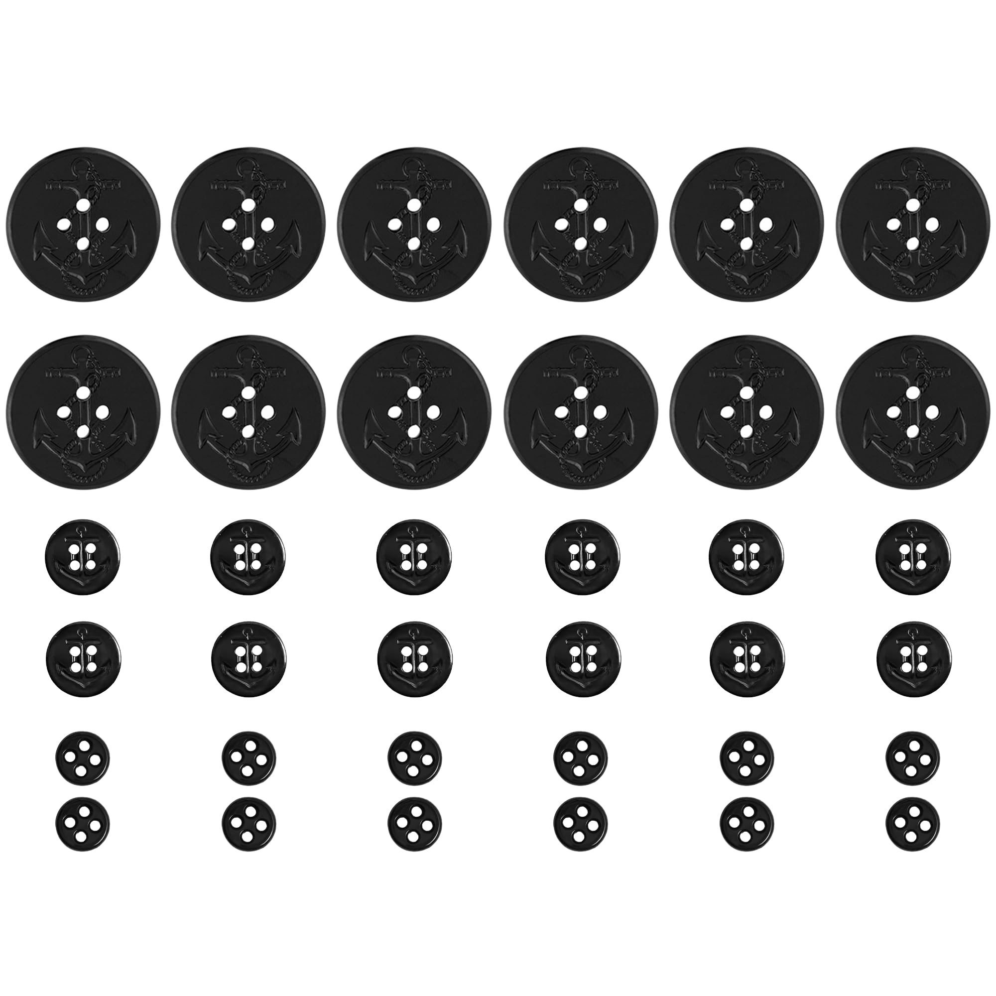 Buttonshop Anchor Insignia Pea Coat Buttons