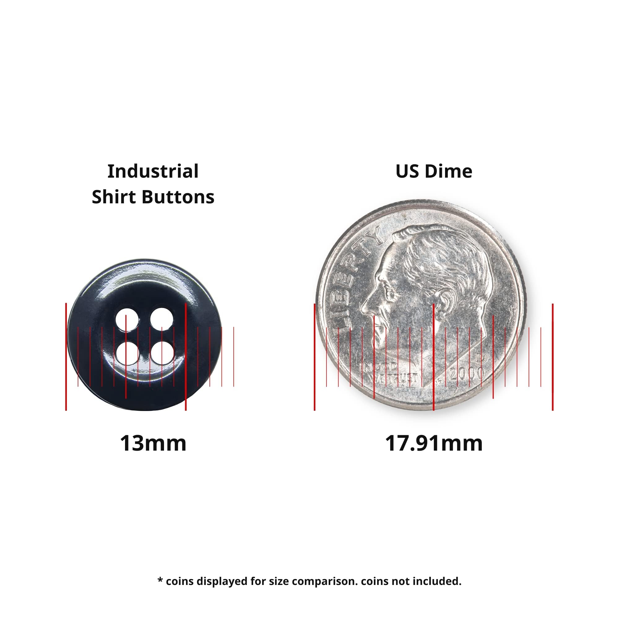 ButtonMode Work Shirt Buttons