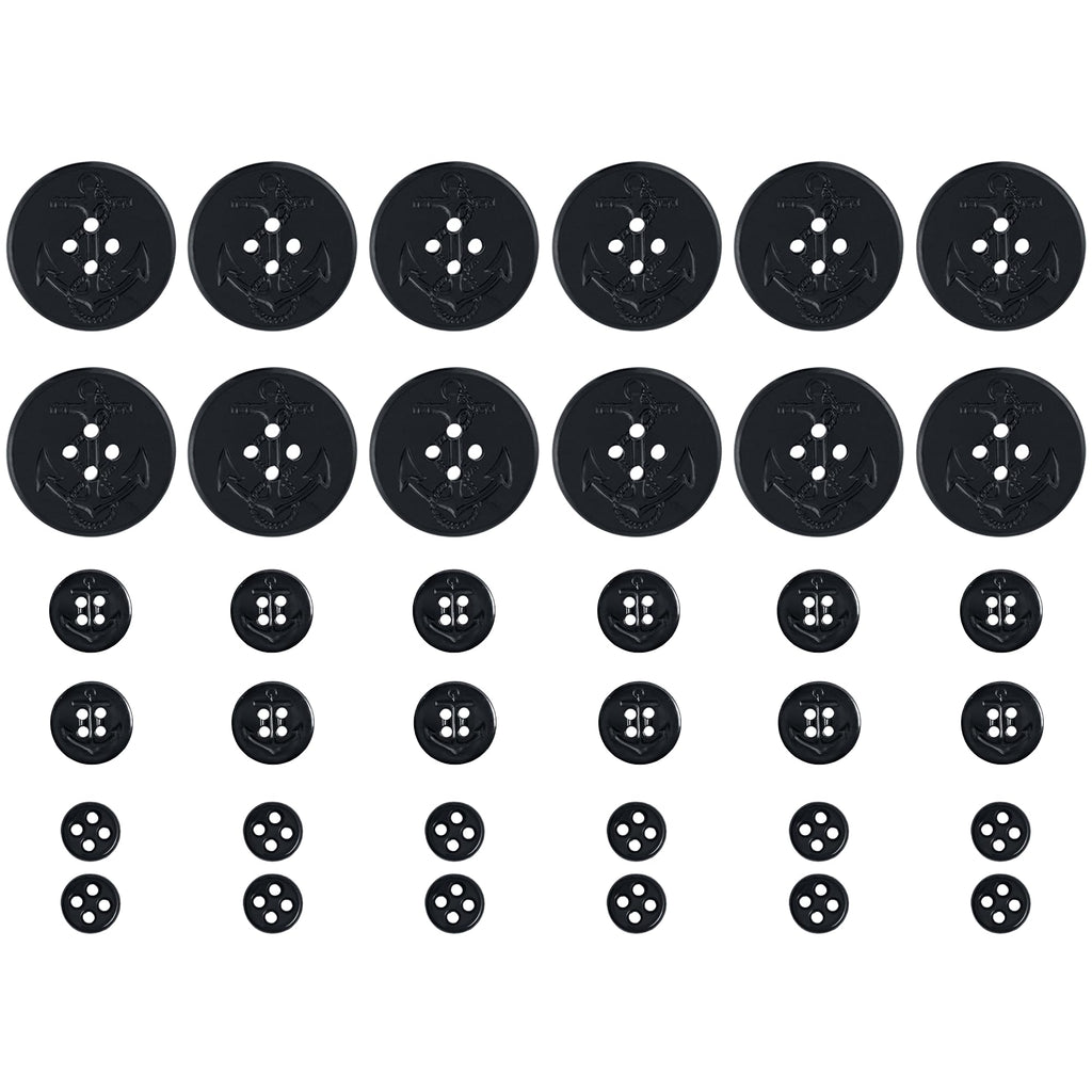 Buttonshop Anchor Insignia Pea Coat Buttons