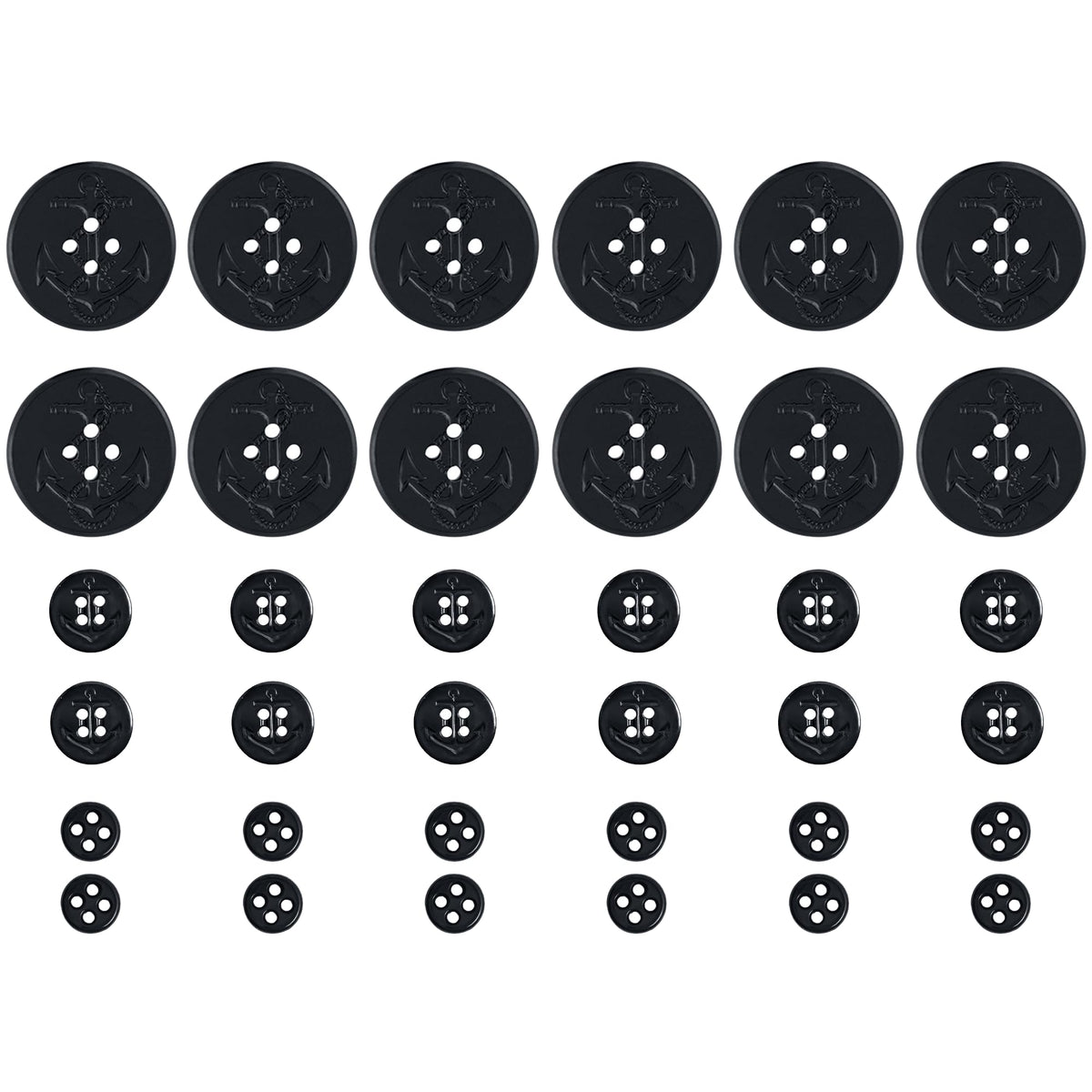 Buttonshop Anchor Insignia Pea Coat Buttons