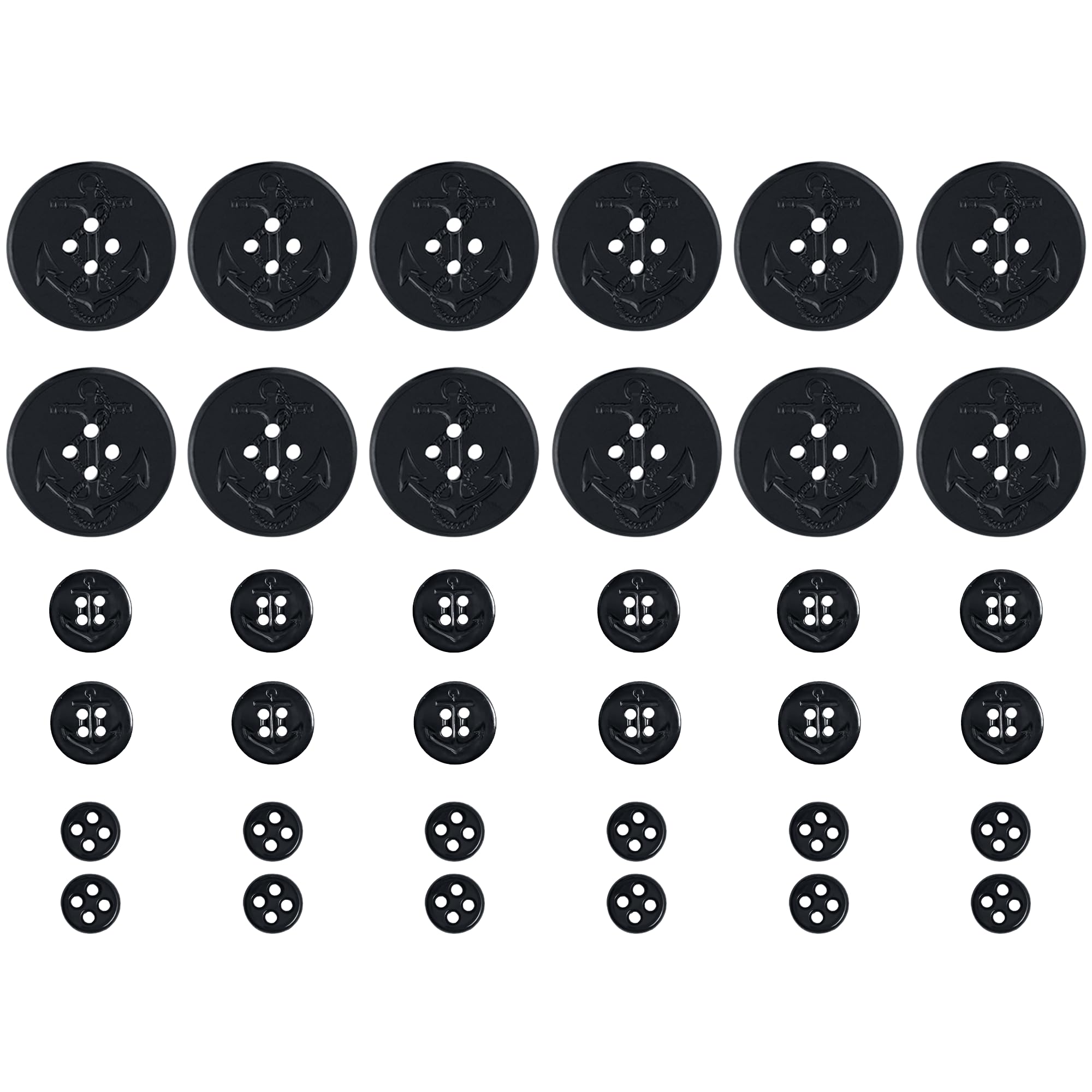 Buttonshop Anchor Insignia Pea Coat Buttons