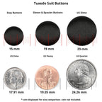 Buttonshop Formalwear Silk Satin Buttons