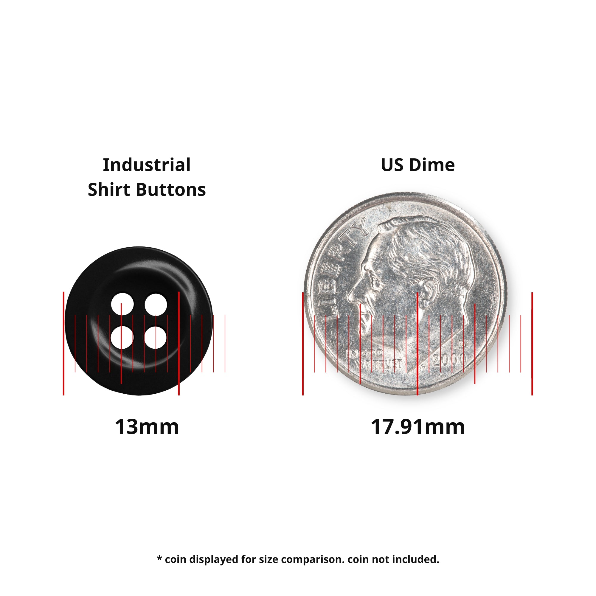 ButtonMode Work Shirt Buttons