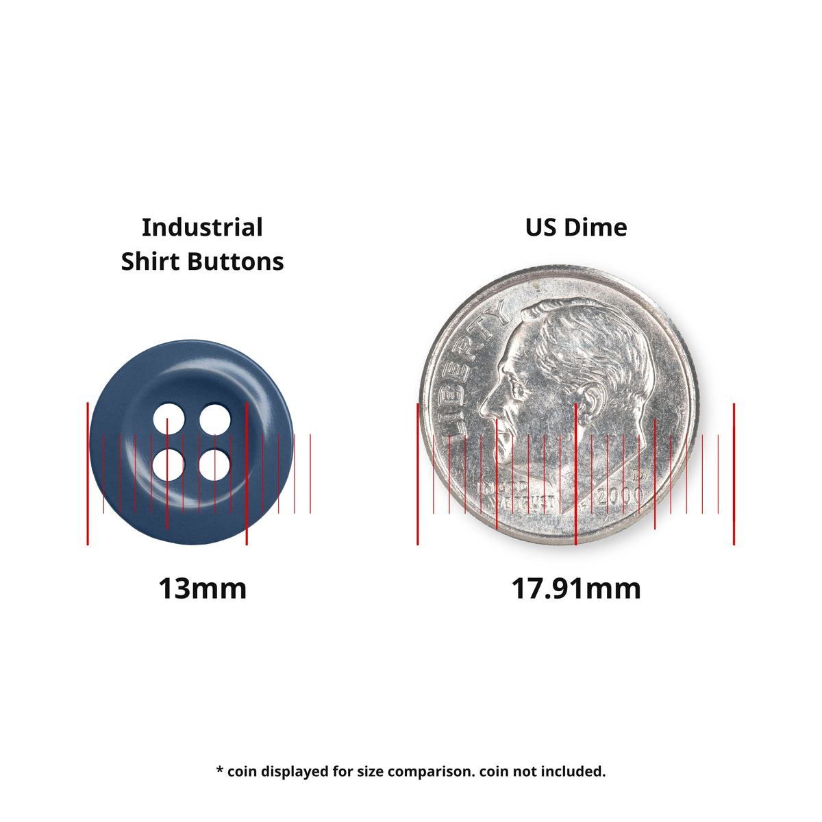 ButtonMode Work Shirt Buttons
