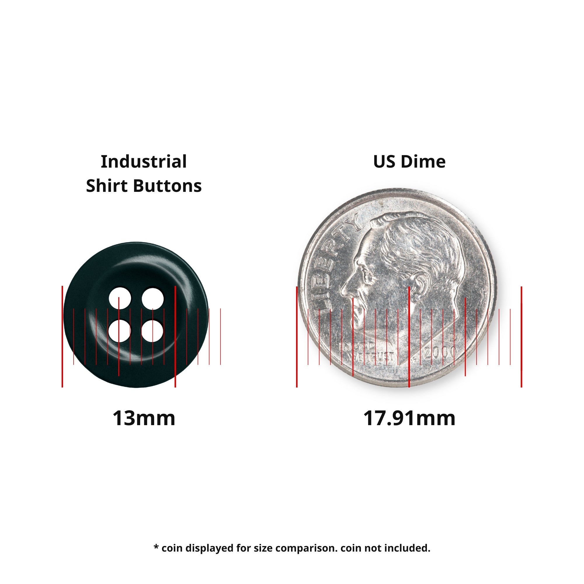 ButtonMode Work Shirt Buttons