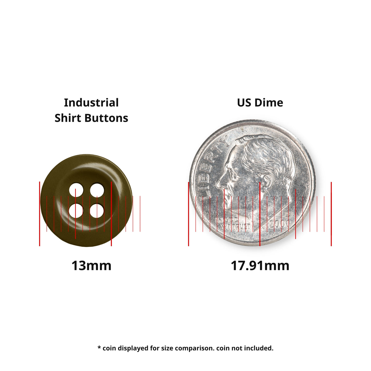 ButtonMode Work Shirt Buttons