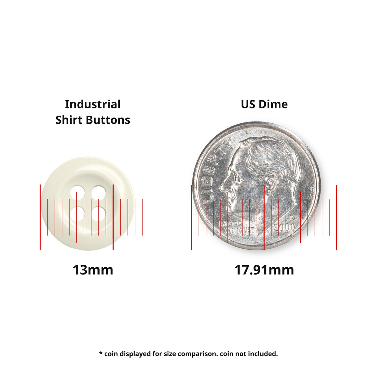ButtonMode Work Shirt Buttons