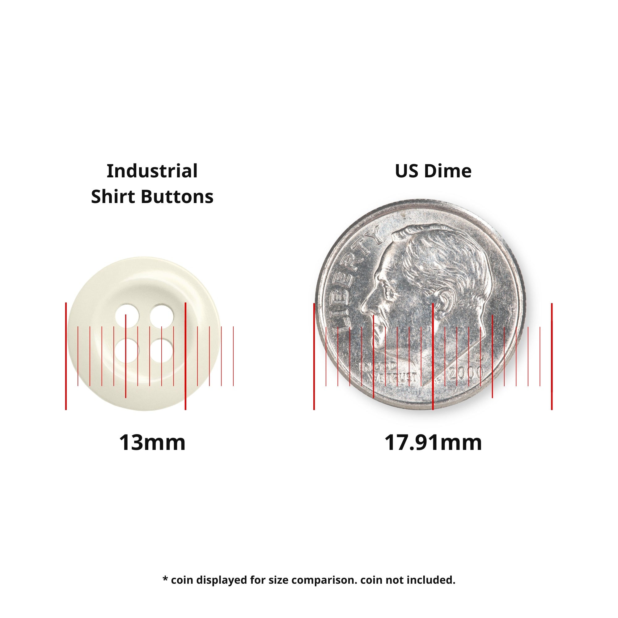 ButtonMode Work Shirt Buttons