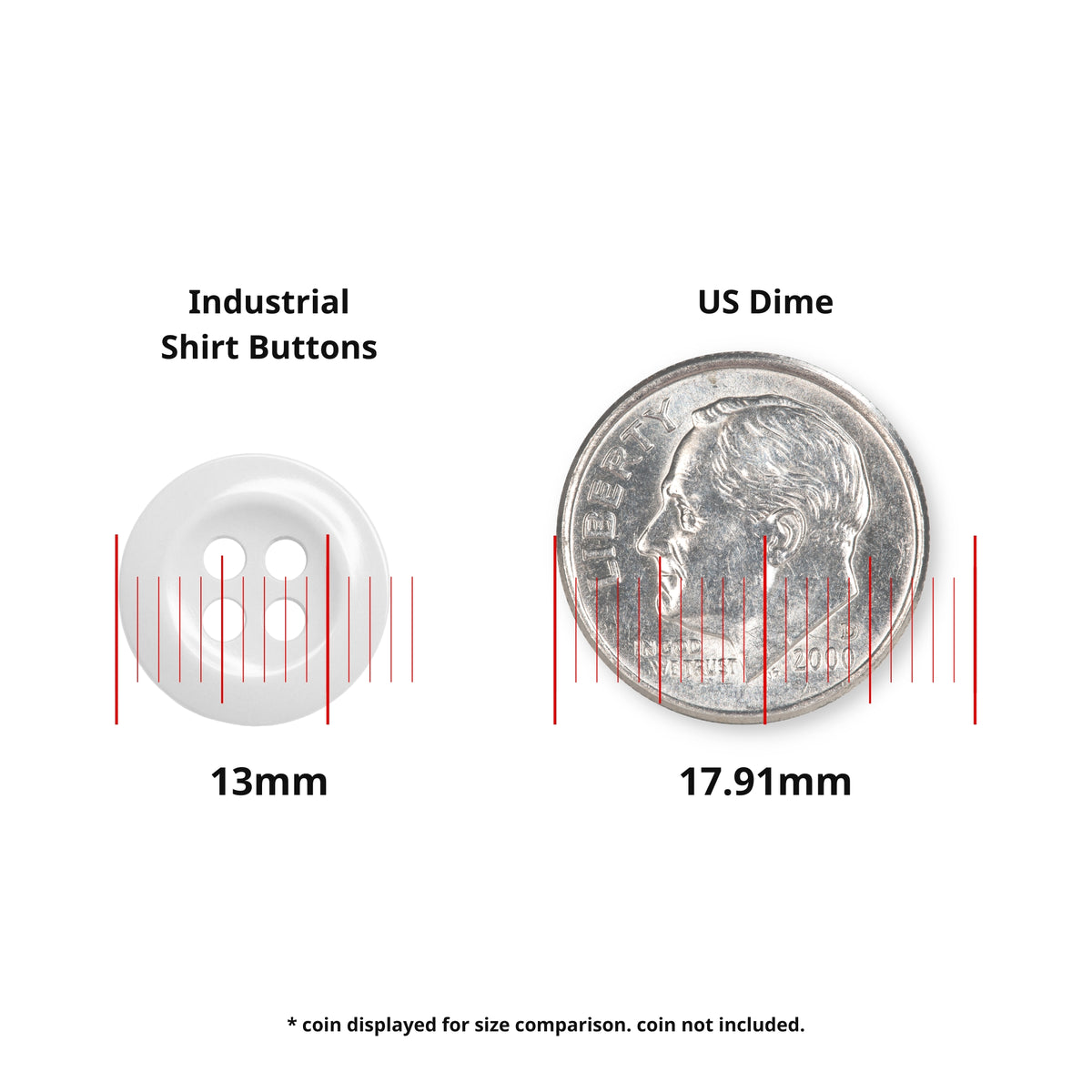ButtonMode Work Shirt Buttons