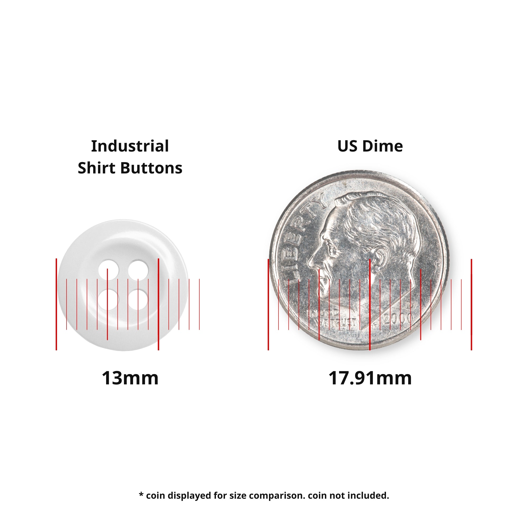 ButtonMode Work Shirt Buttons