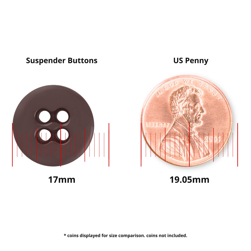 ButtonMode Suspender Brace Buttons